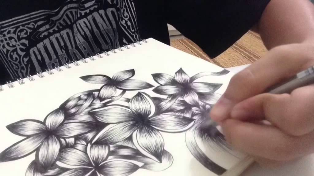1024x576 Flower Drawingdoodle Tumblr Inspired - Flower Drawing Tumblr