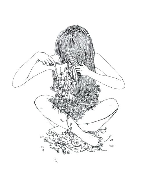 500x629 drawn flower tumblr drawn freckles transparent easy flower - Flower Drawing Tumblr Transparent