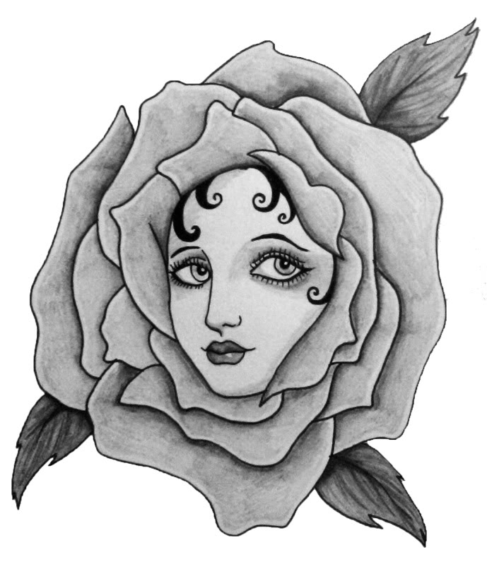 Flower Face Drawing at Explore collection of