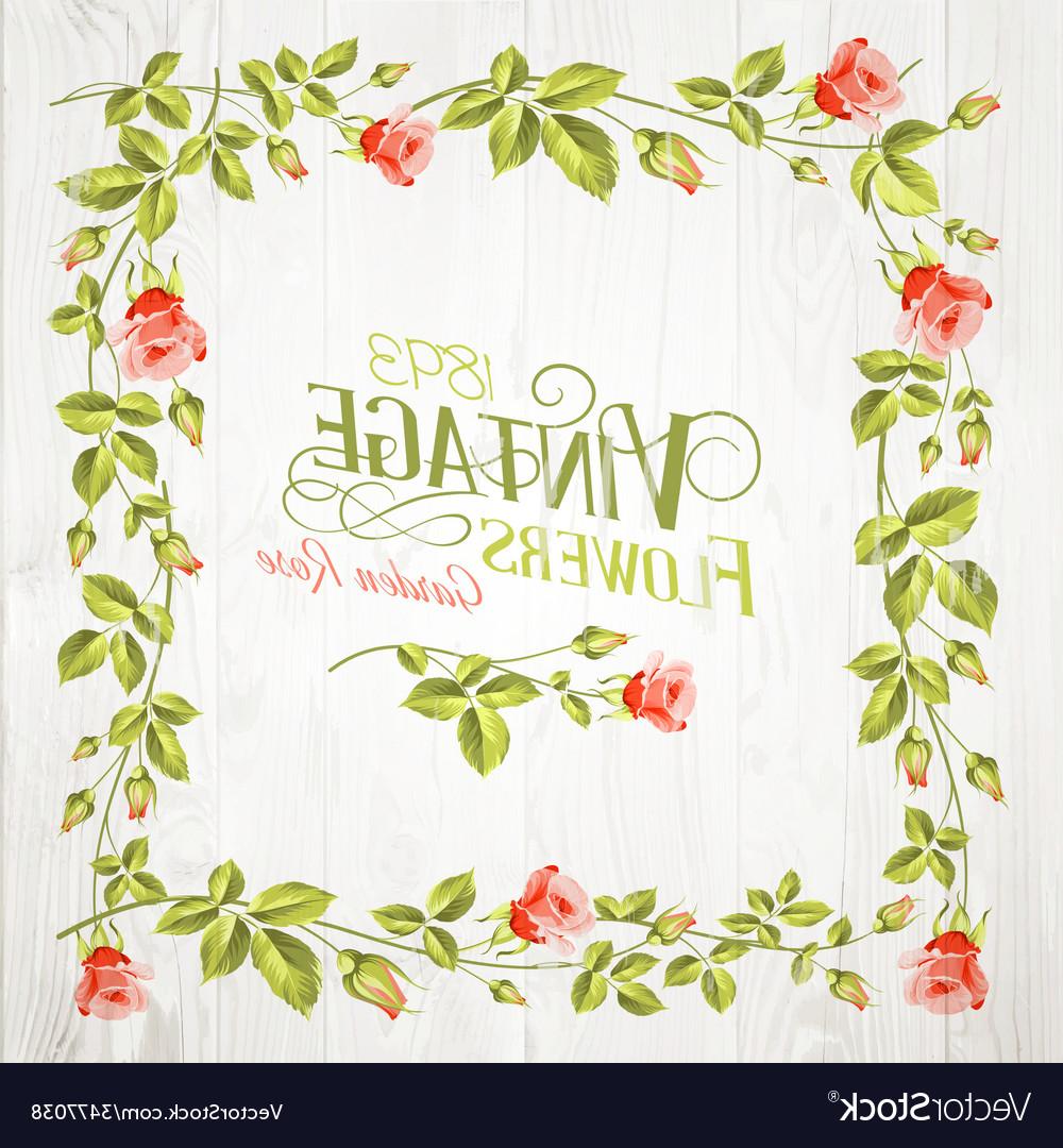 1000x1080 top vintage flower frame vector drawing - Flower Frame Drawing