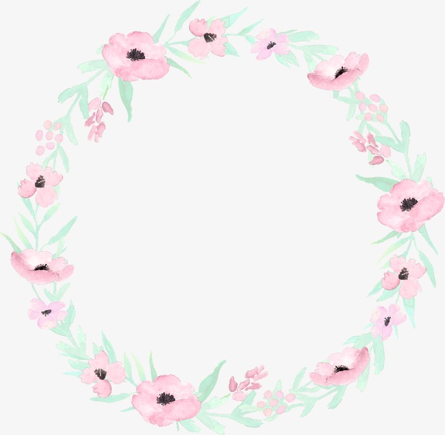 650x636 Garlands, Drawing Plant, Flowers, Leaves Png Image And Clipart - Flower Garland Drawing