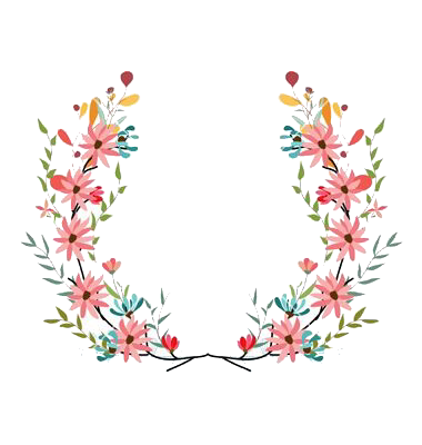 Flower Garland Drawing at PaintingValley.com | Explore collection of ...