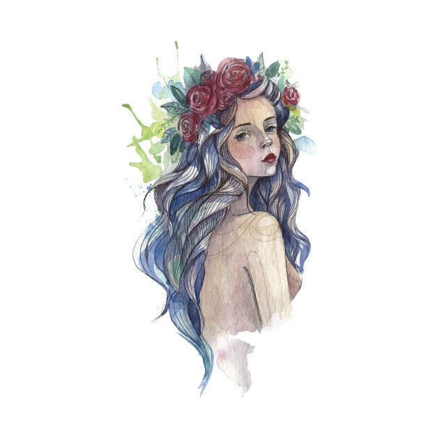 630x630 Flower Girl - Flower Girl Drawing