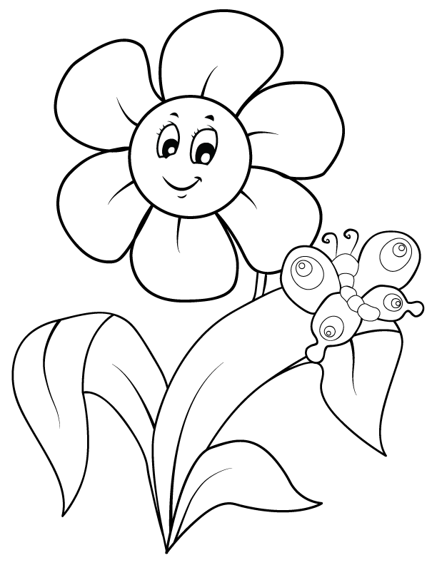 612x792 growing things - Flower Growing Drawing