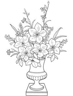 236x310 Flower Pot Images For Drawing Sketches - Flower In A Pot Drawing