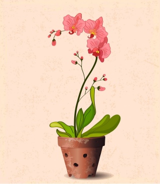 319x368 Flower Pots Drawing Free Vector Download - Flower In A Pot Drawing