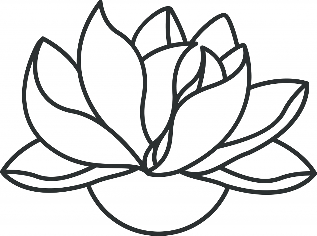 1024x761 Lotus Flower Line Drawing Free Download Clip Art - Flower Line Drawing Clip Art Free