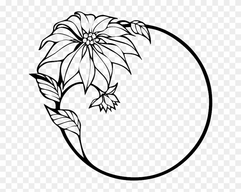 840x671 Flower Simple Drawing Vector - Flower Line Drawing Vector