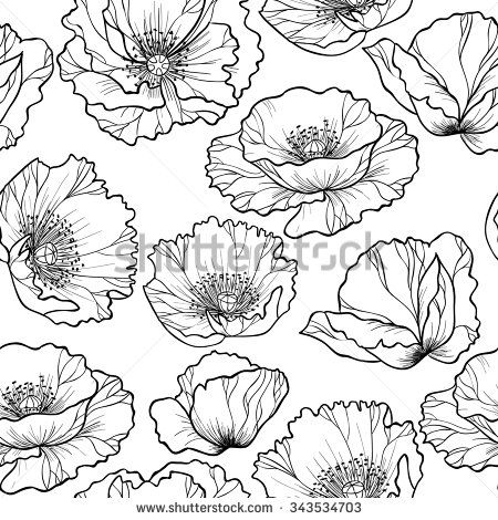 450x470 Jasmine Flower Outline Drawing - Flower Outline Drawing