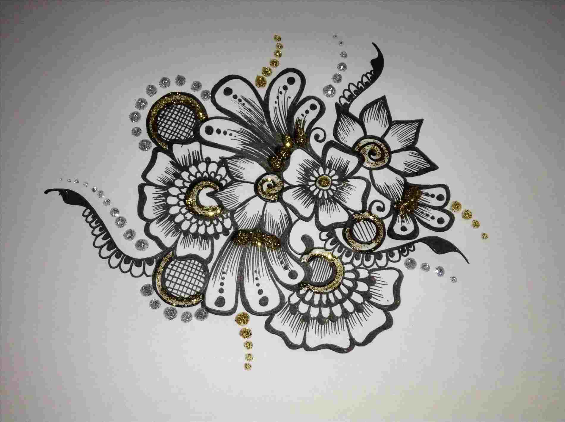 Flower Pattern Drawing at PaintingValley.com | Explore collection of ...