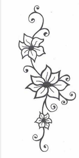 318x638 Photos Simple Design Of Flowers To Draw - Flower Pattern Drawing