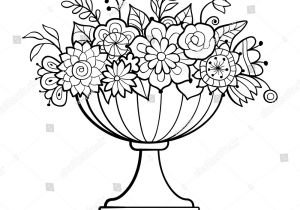 300x210 flower big pot drawing how to draw a flower pot vase easy - Flower Pot Drawing