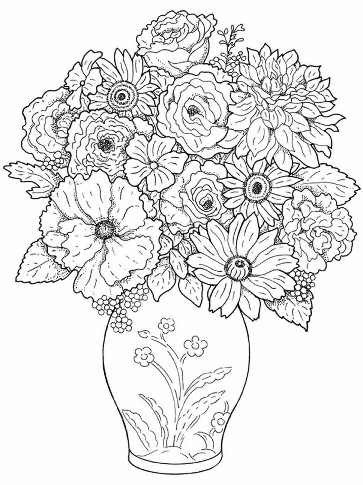 Flower Pot Drawing Images at Explore collection of