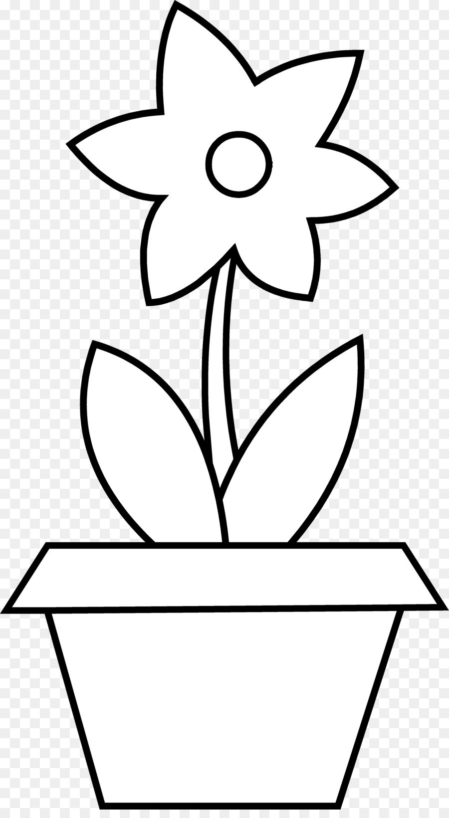 900x1640  - Flower Pot Drawing Images