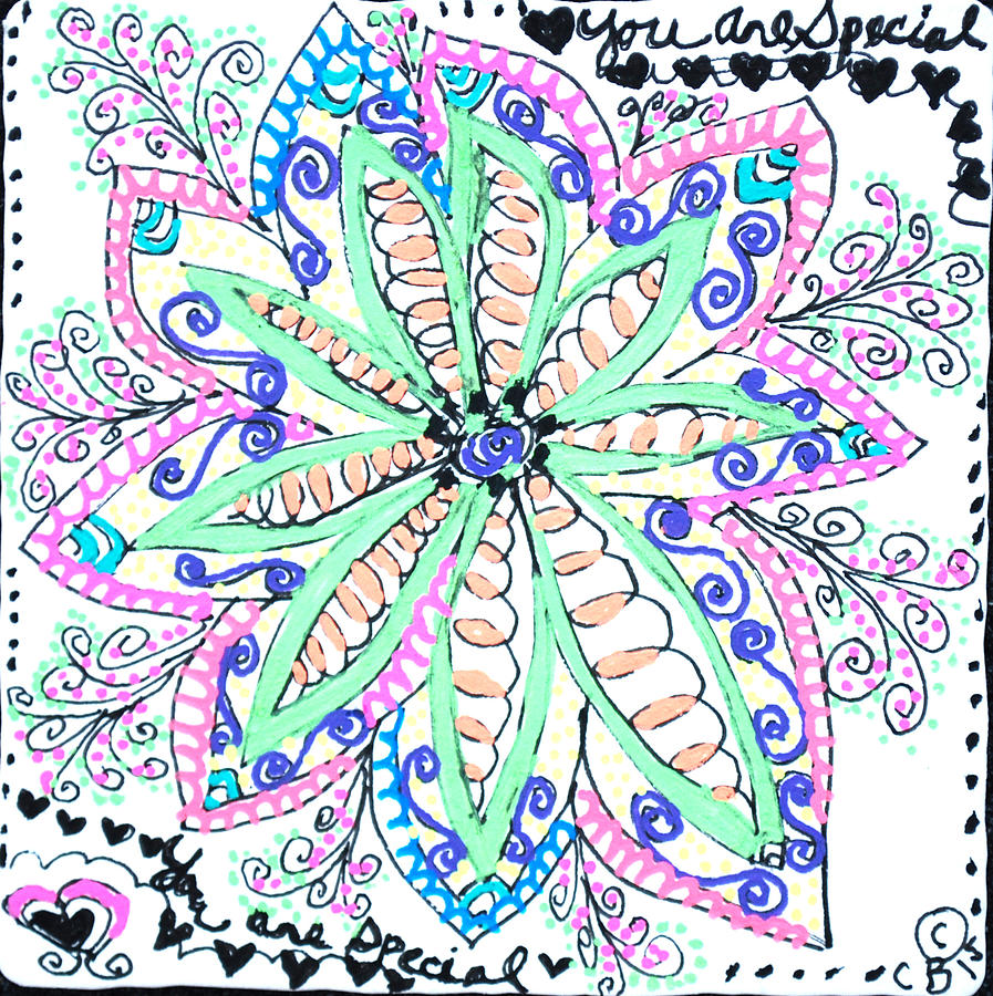 897x900 Flower Power Drawing - Flower Power Drawing