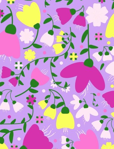 384x500 Journal Flower Power Blank Composition Notebook - Flower Power Drawing