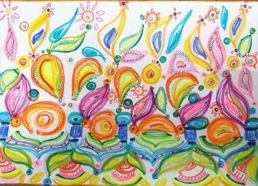 375x271 Flower Power Drawing - Flower Power Drawing