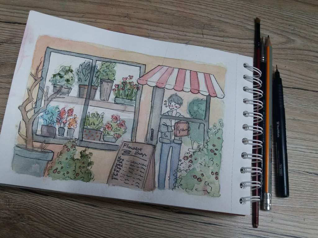 1024x768 Flower Shop Drawing Lgbtq Teens Amino - Flower Shop Drawing