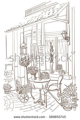 315x470 Image Result For Flower Shop Drawing Actually Draw Drawings - Flower Shop Drawing
