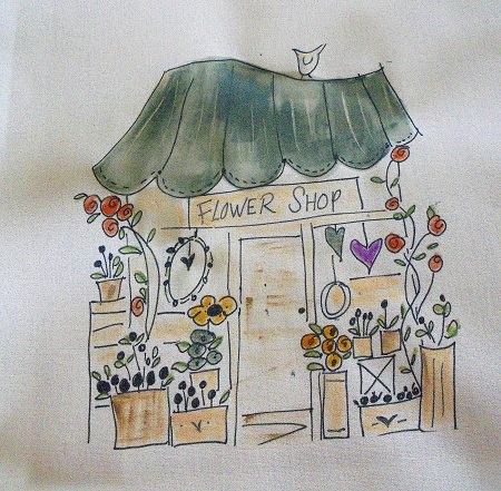 450x441 Theodora Cleave The Flower Shop - Flower Shop Drawing