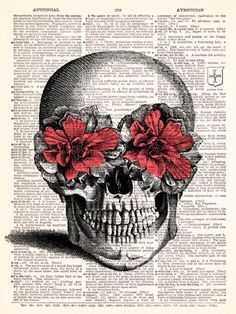 236x314 Best Flower Skull Images In Candy Skulls, Skull, Sugar Skull - Flower Skull Drawing