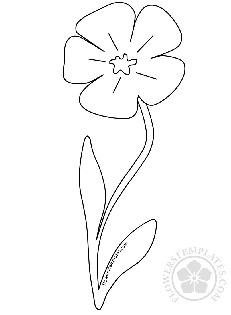 Printable Flower Stem Template from paintingvalley.com