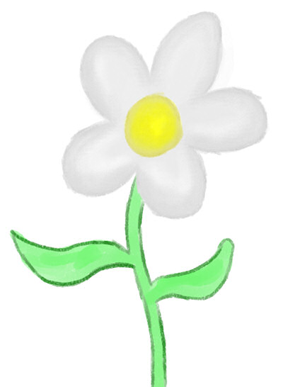 400x546 Creating A Smooth Flower Outline - Flower Stem Drawing