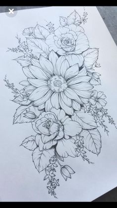 236x419 My Tattoo Tattoos, Drawings, Tattoo - Flower Tattoo Drawings