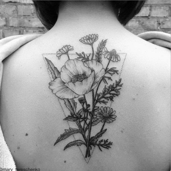 600x600 Pretty Flower Tattoo Ideas - Flower Tattoo Drawings