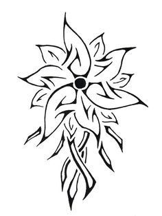 236x314 Best Flower Indian Tattoos Images Tribal Flower Tattoos - Flower Tribal Drawing