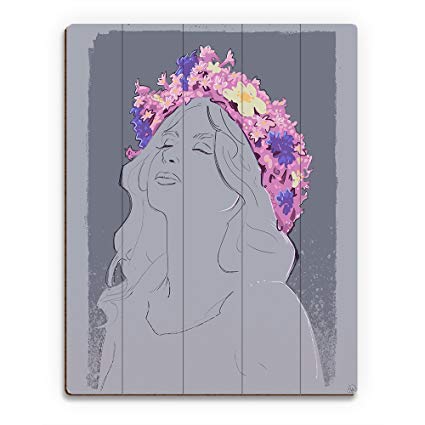 425x425 Pink Flower Wreath Sketch Drawing Illustration - Flower Wreath Drawing