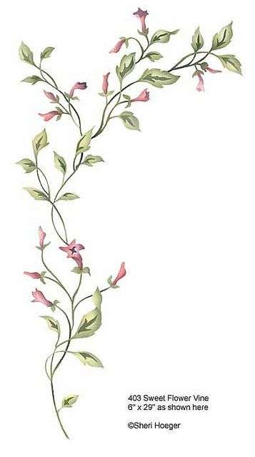 357x640 Pretty Flower Vines Drawings - Flowers And Vines Drawing