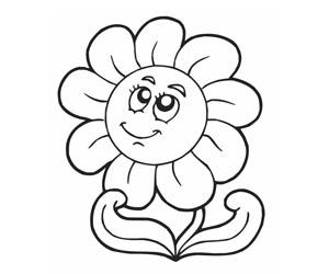 300x250 Flowers Drawing For Kids Free Download Clip Art - Flowers For Kids Drawing
