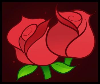 350x296 How To Draw How To Draw Roses For Kids - Flowers For Kids Drawing