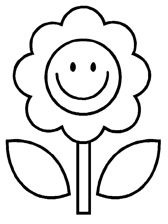 700x933 Coloring Pictures Of Flowers For Kids Drawings For Kids To Color - Flowers For Kids Drawing