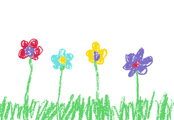 348x240 Kids Drawing Photos, Royalty Free Images, Graphics, Vectors - Flowers For Kids Drawing