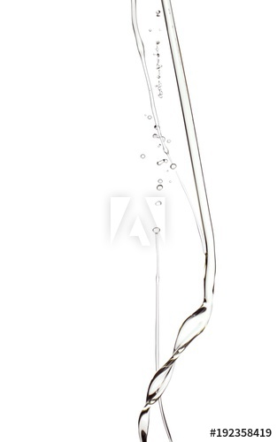 313x500 Flowing Water On White Background - Flowing Water Drawing