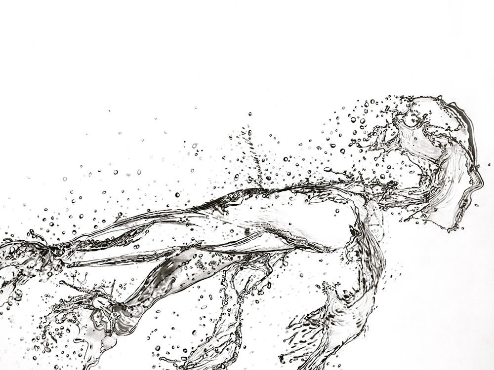 1000x750 the beauty of liquid art that inspires pencil art drawings - Flowing Water Drawing