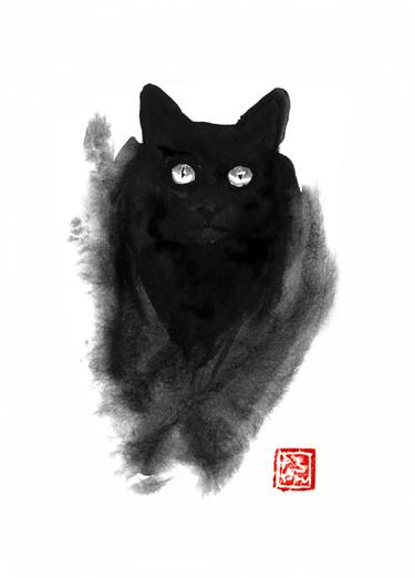 Fluffy Cat Drawing at PaintingValley.com | Explore collection of Fluffy ...