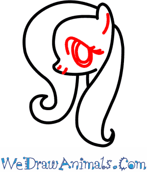 300x350 How To Draw Fluttershy - Fluttershy Drawing