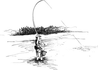 315x225 fly fishing south africa book publishers - Fly Fisherman Drawing