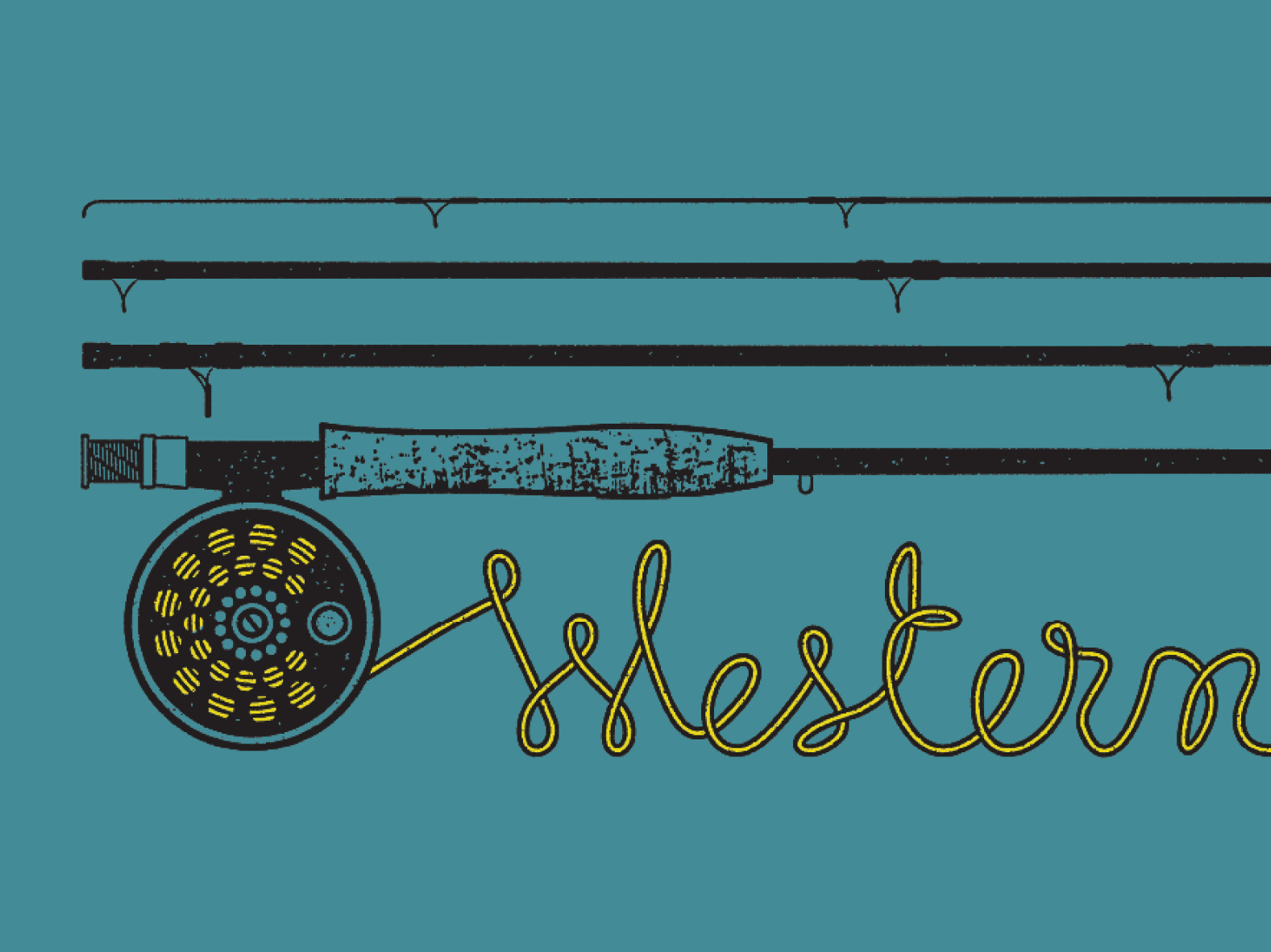 1577x1182 Western Rise Fly Rod - Fly Rod Drawing