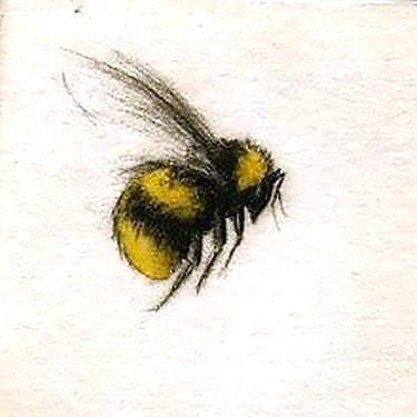 375x375 cute flying bumble bee tattoo design bee art bee tattoo - Flying Bee Drawing