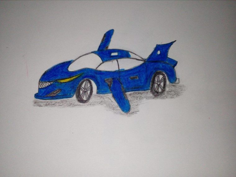 Flying Car Drawing At Paintingvalley.com 