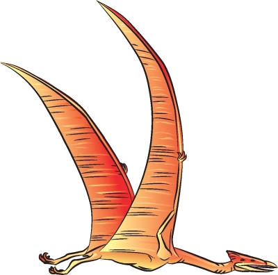 400x396 How To Draw Quetzalcoatlus In Steps Howstuffworks - Flying Dinosaurs Drawing