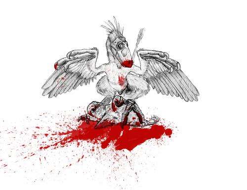 500x386 dinosaurs with killer claws yield new theory about flight - Flying Dinosaurs Drawing