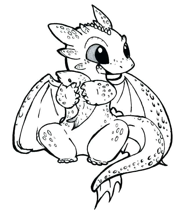 600x722 flying dragon coloring pages flying dragon coloring pages lovely - Flying Dragon Drawing