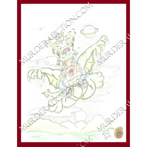 500x500 joe metheny flying dragon drawing deceased murder auction - Flying Dragon Drawing