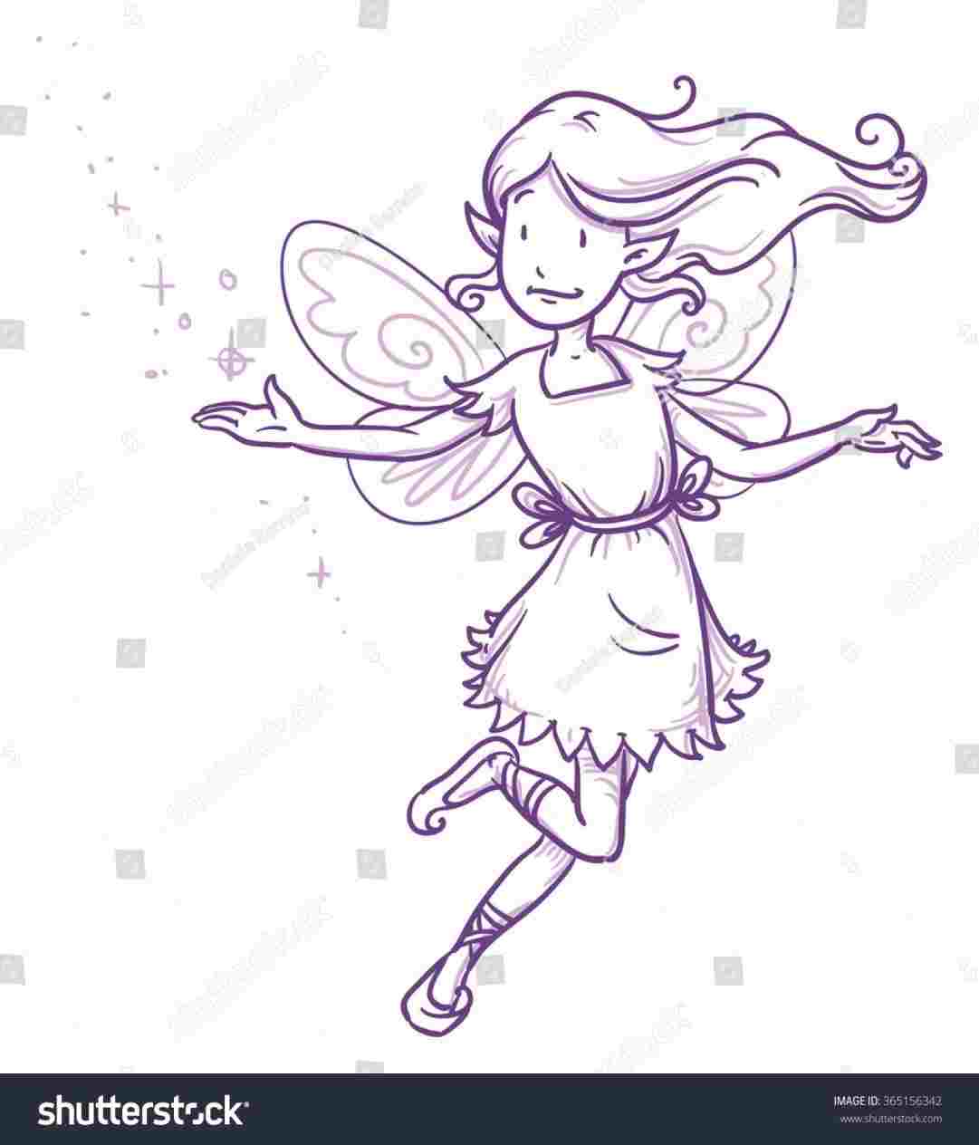 1081x1264 stock royalty free rhshutterstockcom flying fairy flying drawing - Flying Drawing