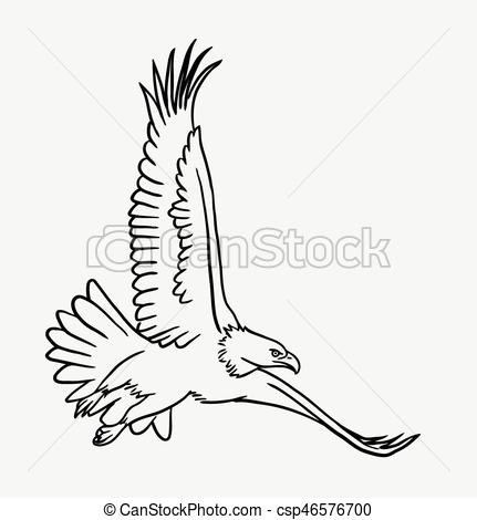 431x470 eagle bird flying sketch vector eagle bird flying sketch, good - Flying Drawing
